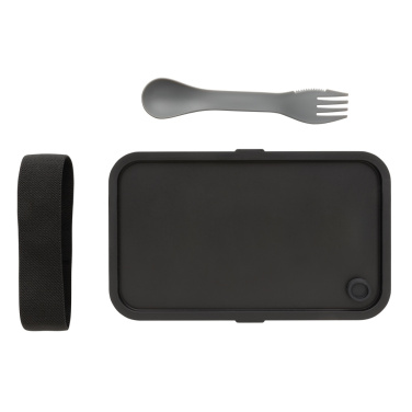 Logotrade business gifts photo of: GRS recycled PP lunch box with spork